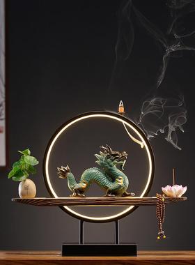 守淘人陶瓷龙摆件招财十二生肖龙吉祥物青龙办公室客厅玄关装饰品