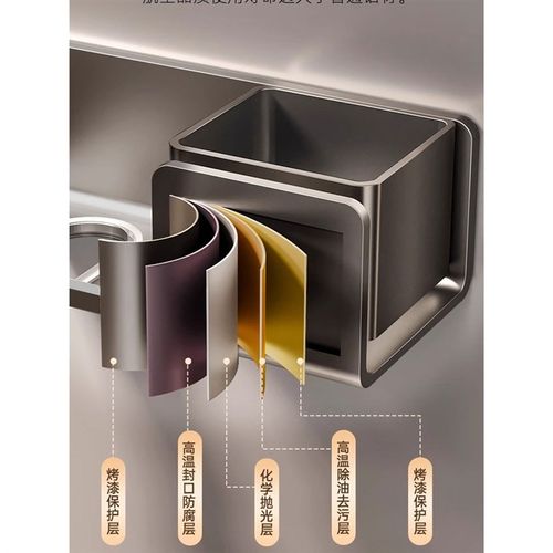 吹风机支架免打孔浴室电吹风挂架卫生间多功能置物架吹风筒放置架 - 图3