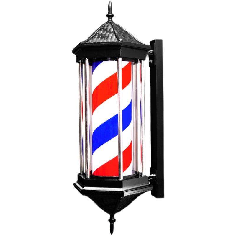 美发转灯理发店LED圆形广告转灯壁挂复古发廊灯箱户外挂墙防水1,淘宝优惠券,粉丝福利购,淘宝优惠卷