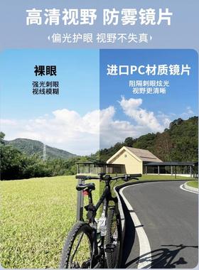 日夜两用运动防雾徒步登山自行车专用墨镜防风眼镜户外骑行护目镜