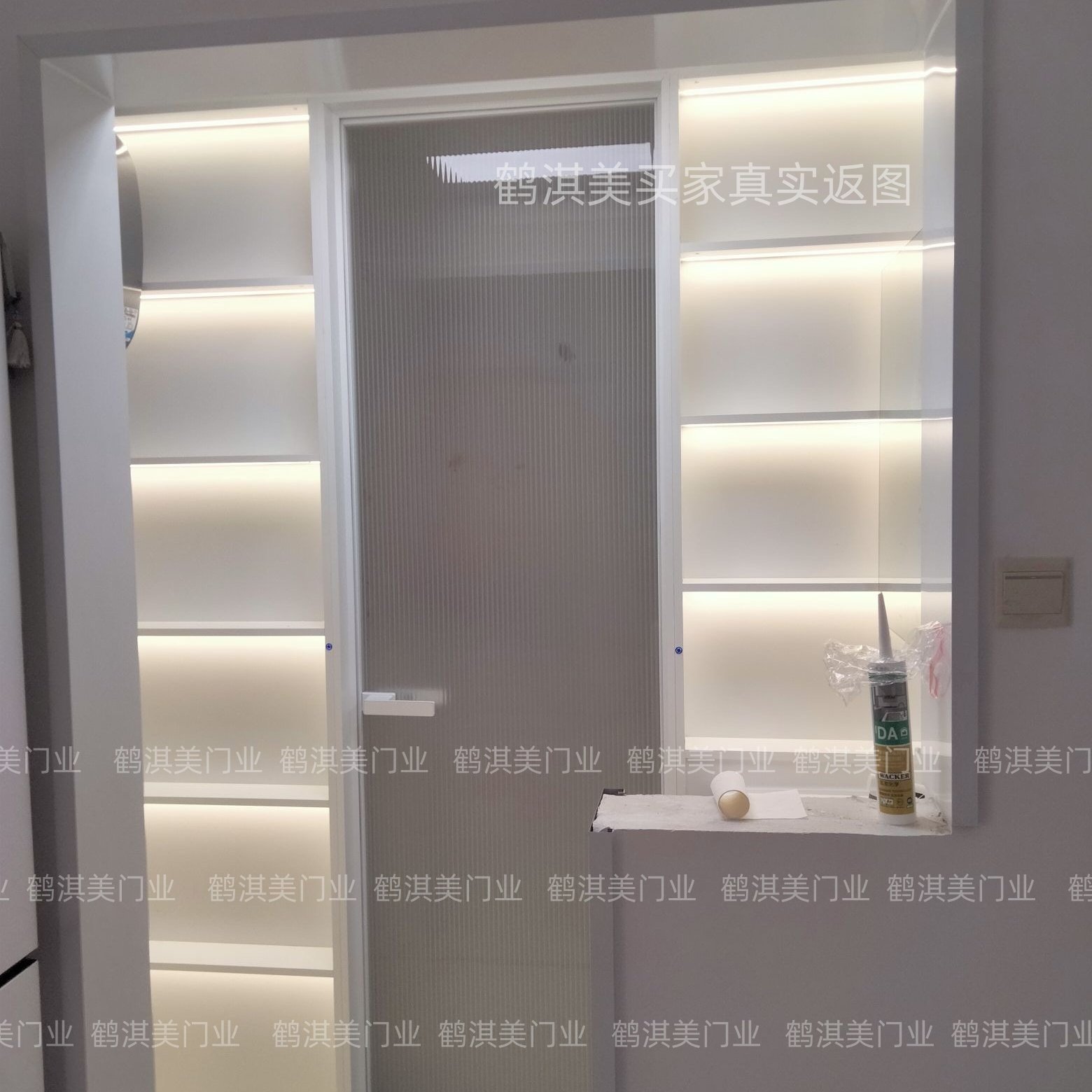 鹤淇美全铝卫生间隔断柜柜推拉门铝合金浴室玻璃门厕所移门,淘宝优惠券,粉丝福利购,淘宝优惠卷