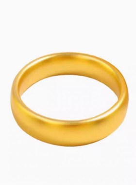 古法金包银轮胎手镯男女金色镯子素圈手环首饰节日生日礼物送女友