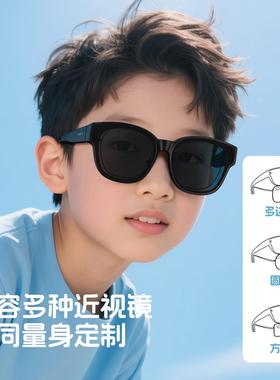 帕森偏光儿童抗UV套镜太阳眼镜轻盈可套近视镜防晒太阳眼镜PZ1210