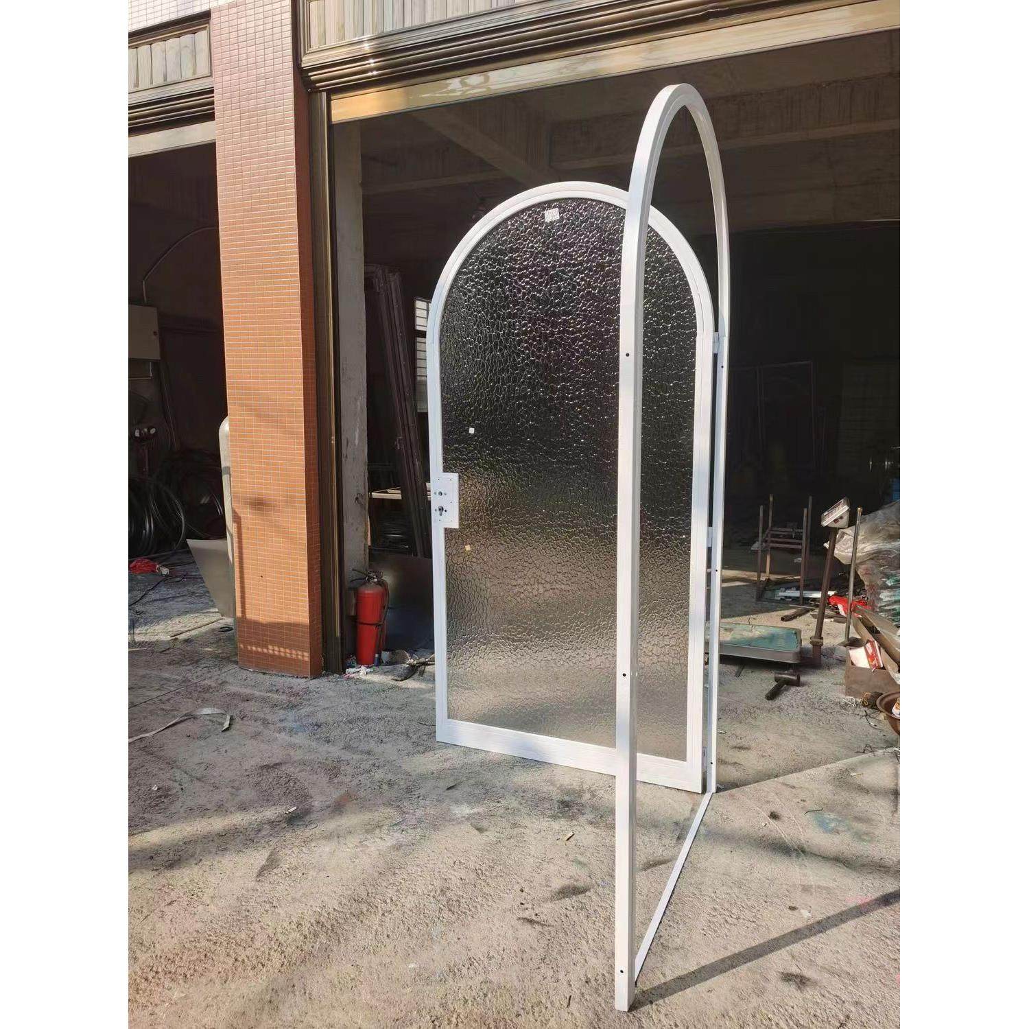 定制极窄弧形玻璃拱形室内门铁艺玻璃门房间门平开 门铁艺烤漆门,淘宝优惠券,粉丝福利购,淘宝优惠卷