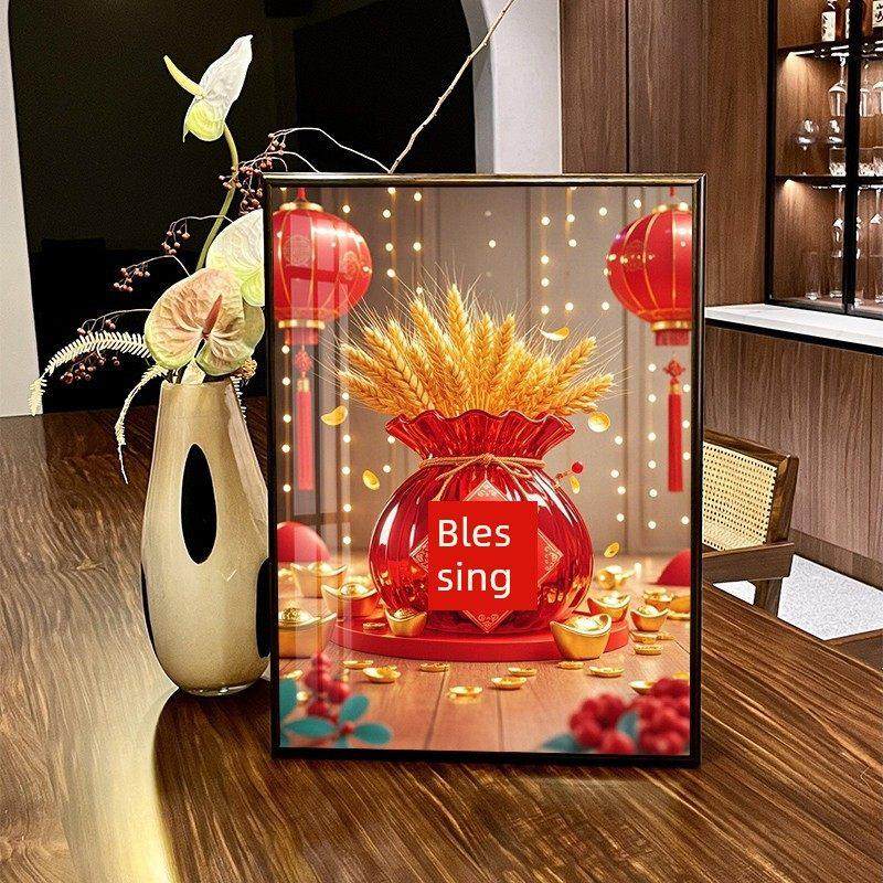 幸运袋小麦耳朵钻石画2025新客厅高端节日手工钻石画十字绣满钻石,淘宝优惠券,粉丝福利购,淘宝优惠卷