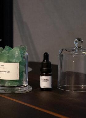 拾光收集社绿水晶招财香薰石摆件家用玄关无火香氛扩香石持久散香