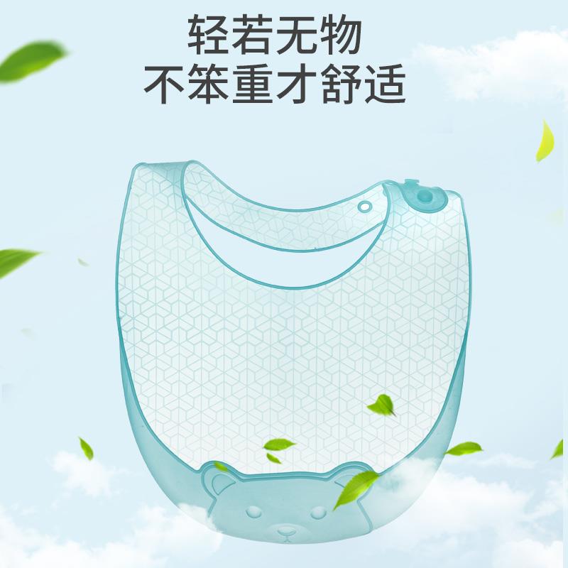 New baby bibs, supplementary food bibs, waterproof silicone baby super soft children's bibs, anti-dirty artifacts
