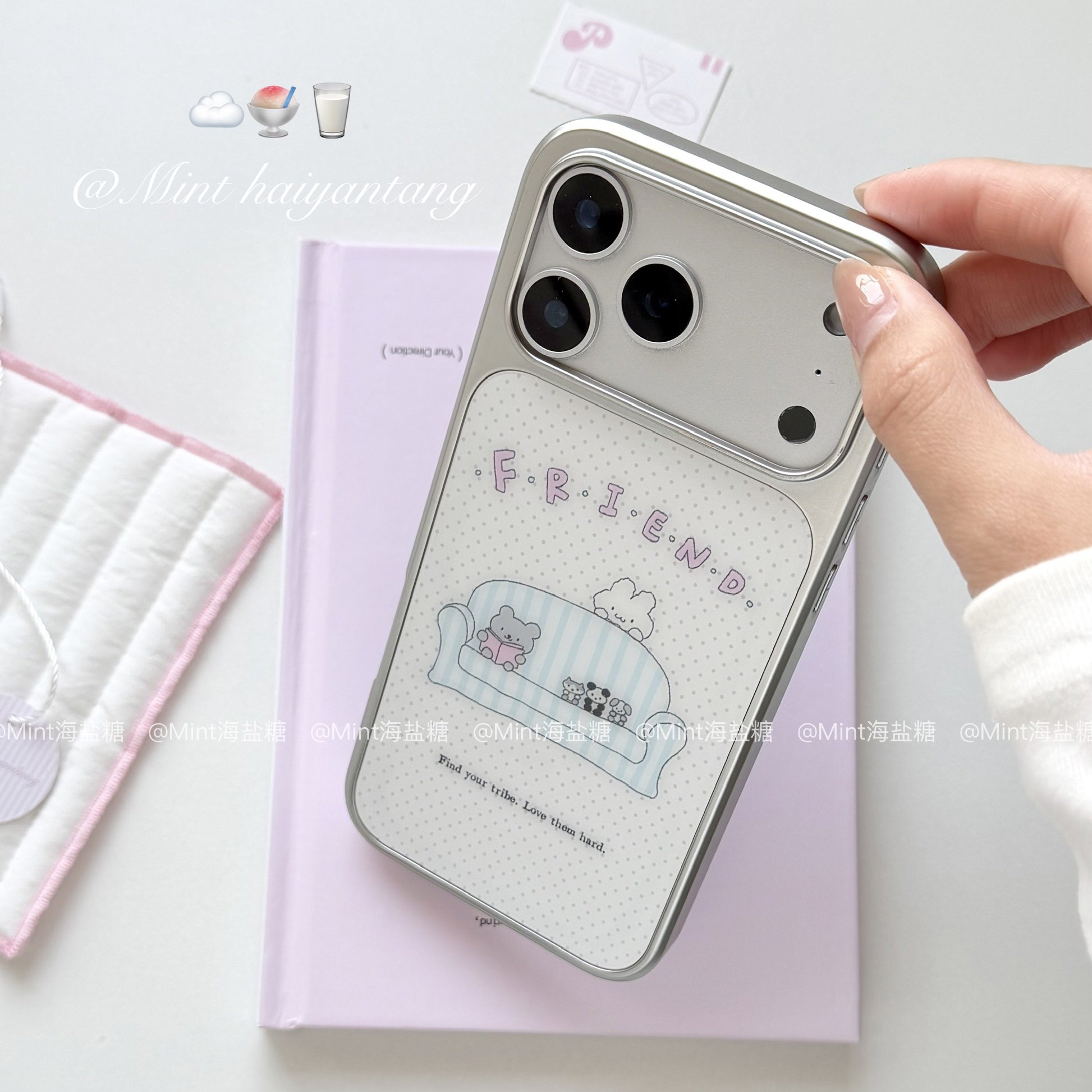 原创「沙发小窝」韩系ins简约软壳电镀银框苹果手机壳17pm磨砂,淘宝优惠券,粉丝福利购,淘宝优惠卷