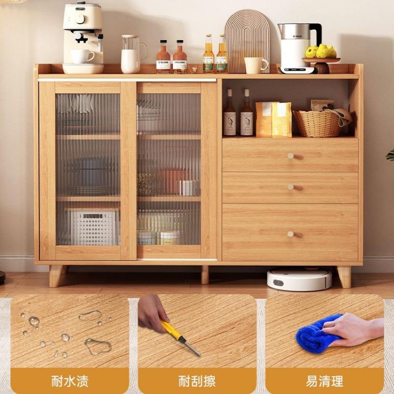实木餐边柜新BFS中靠墙客厅20式2新款橱柜5收纳厨色房储物柜茶水 - 图2