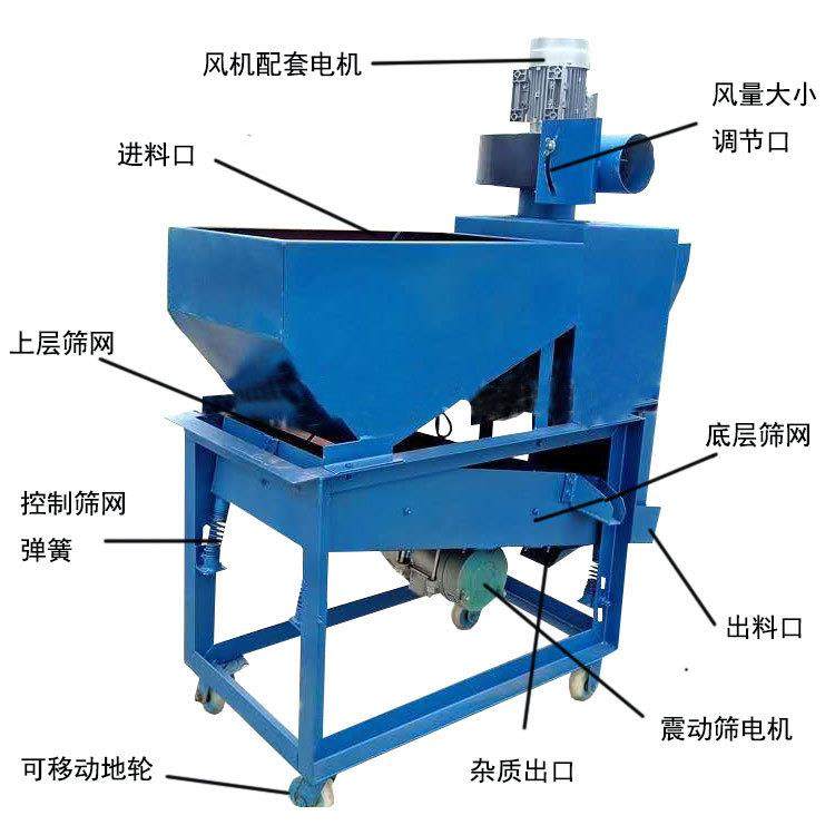 甘肃天水南瓜子筛选机60型双层筛网瓜子筛选机葵花籽清选除瘪粮,淘宝优惠券,粉丝福利购,淘宝优惠卷