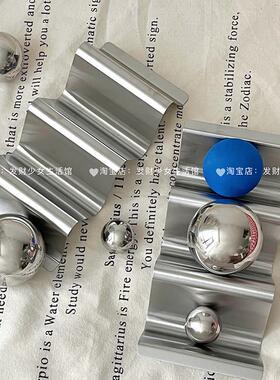 摆件高级感小众轻奢金属装饰品家居软装酒柜装饰客厅玄关桌面摆设