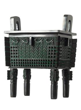 铜三脚架装饰品地板站立大型古董青铜客厅桌子装饰品乔迁公司开幕