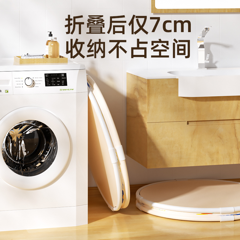 婴儿游泳桶家用大人宝宝洗澡桶浴桶可坐可折叠小孩沐浴儿童泡澡桶 - 图3