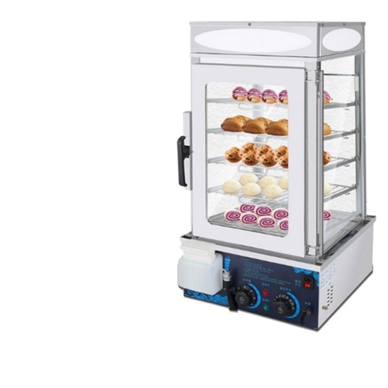 Taiwanese steamed bun cabinet with small glass steaming JIK raw and cooked fully automatic steamed bun steaming cabinet and insulation cabinet