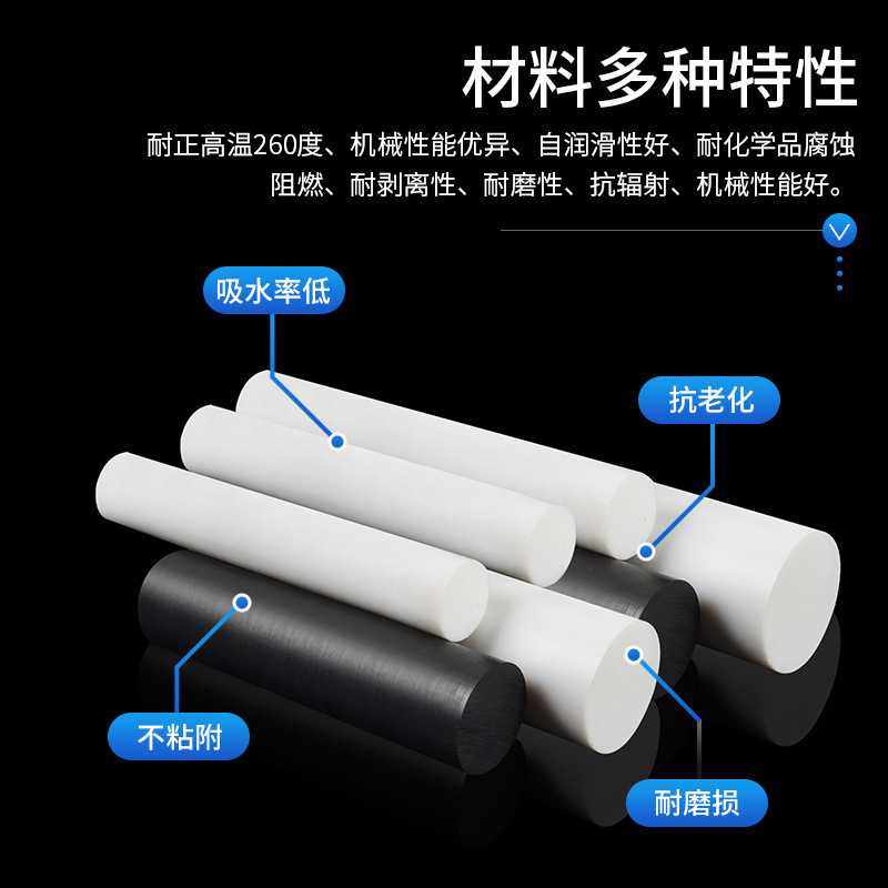 PTFE板聚四氟乙烯板 黑色铁氟龙板 白色四氟板棒 塑料王 CNC雕刻,淘宝优惠券,粉丝福利购,淘宝优惠卷