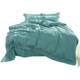 High-end ins Nordic combed cotton simple bed cover four-capsule quilt bed sheet double dormitory bedding 3