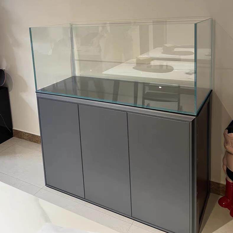 工业风铝合金鱼缸底柜玻璃门鱼缸柜草缸地柜底滤专用海缸底座定制,淘宝优惠券,粉丝福利购,淘宝优惠卷