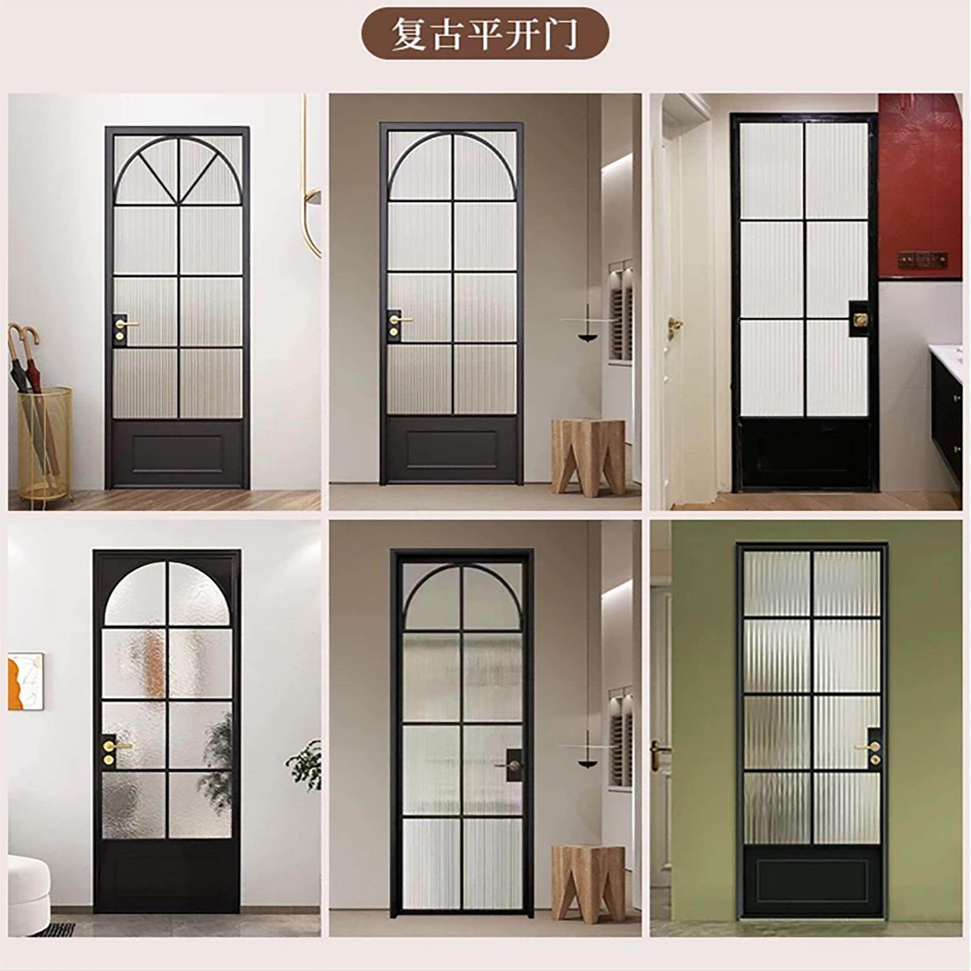 定制新款法式复古卫生间门厕所门海棠玻璃门老铁门钛镁合金玻璃门,淘宝优惠券,粉丝福利购,淘宝优惠卷