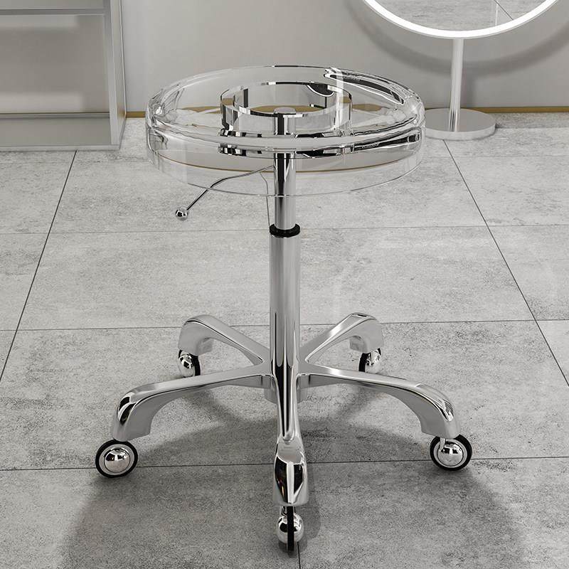 不锈钢美容院凳大工凳椅子旋转升降滑轮圆凳剪发理发店凳子美甲椅,淘宝优惠券,粉丝福利购,淘宝优惠卷