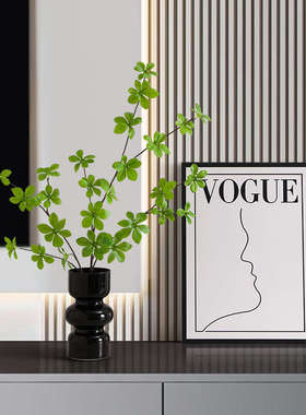 现代客厅电视柜桌面插花花瓶装饰品摆件入户玄关装饰画高级感小众