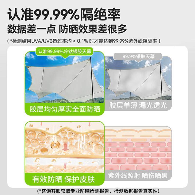 黑胶天幕帐篷户外装备桌椅露营六件套野营防晒防风防雨遮阳棚布大,淘宝优惠券,粉丝福利购,淘宝优惠卷