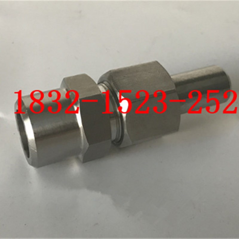 304不锈钢对焊式直通螺纹终端接头外螺z纹活接头ZG3/4-16 18 20 2 - 图1