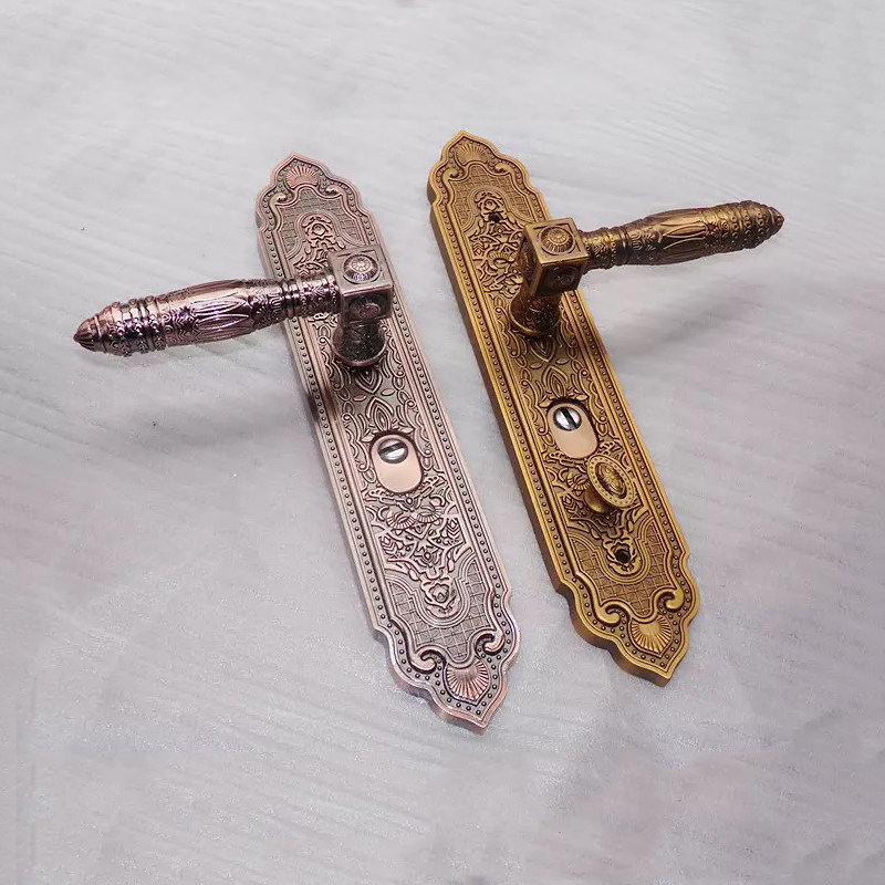 豪华防盗门拉手大门锁把手对开门双开门仿黄红铜锌合金手柄通用型,淘宝优惠券,粉丝福利购,淘宝优惠卷