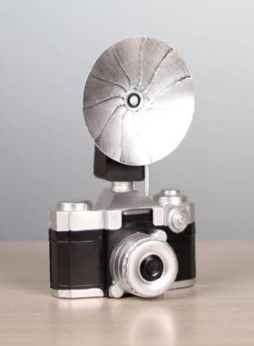 仿真老式怀旧照相机模型复古创意店铺橱窗陈列道具摆件拍照道具