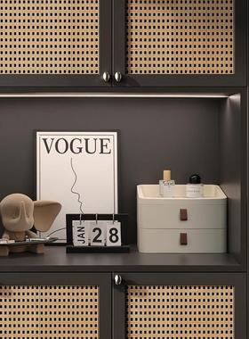 贝汉美中古风高级感小众入户玄关装饰摆饰钥匙收纳进门口新家礼物