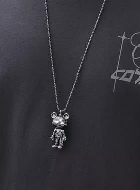 星际熊镶水钻吊坠项链星际熊正品