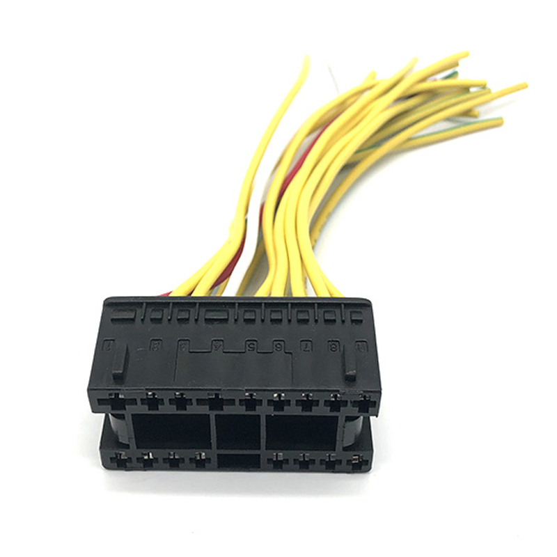 适配桑塔纳帕萨特B5宝来捷达朗逸高尔夫雾灯大灯开关插头线束17孔 - 图3