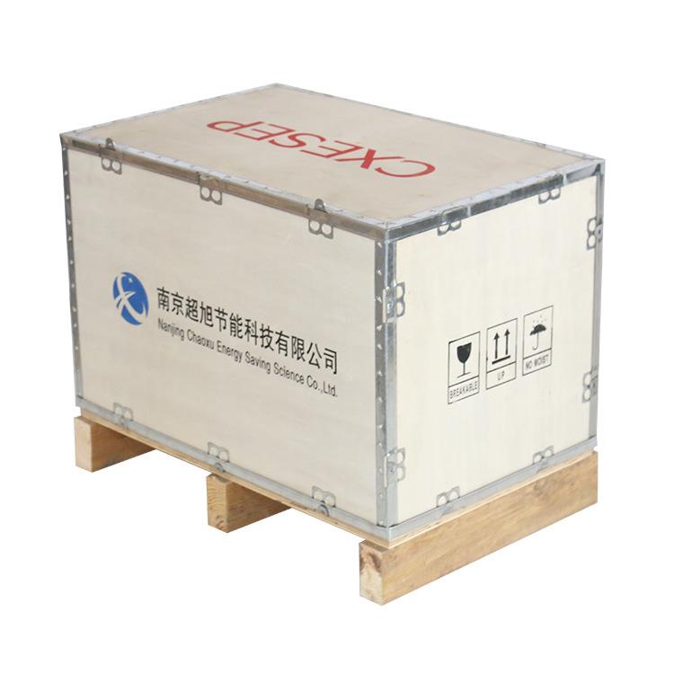 厂家机械木箱加厚可拆卸免熏蒸钢带箱包边小卡扣胶合板夹板箱 - 图1