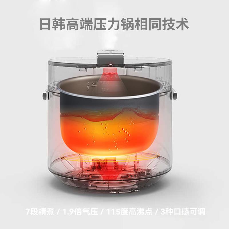 半球电压力锅家用2到3人智能预约多功能2.5L5升6升小型电饭锅迷你 - 图1