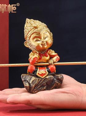 齐天大圣摆件黄铜孙悟空模型斗战胜佛铜猴子客厅办公桌面装饰礼品