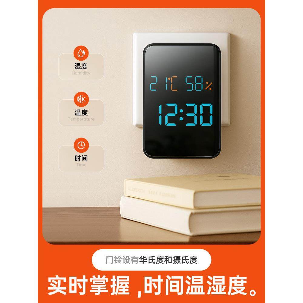 德国一拖二无线门铃家用别墅超远距离呼叫器庭院门楼上楼下用铃铛,淘宝优惠券,粉丝福利购,淘宝优惠卷