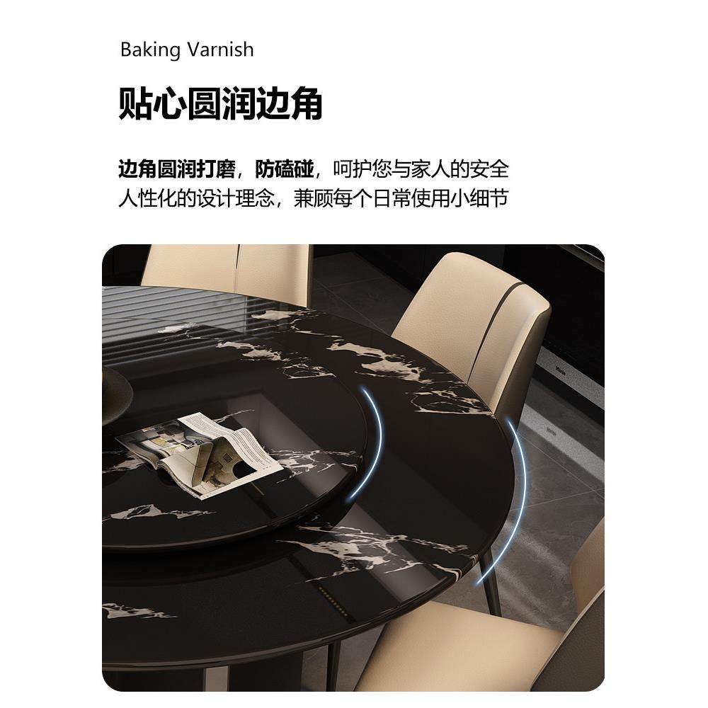 Queid豪华光泽超级水晶餐桌和椅子组合优雅的意大利微晶石大理石,淘宝优惠券,粉丝福利购,淘宝优惠卷