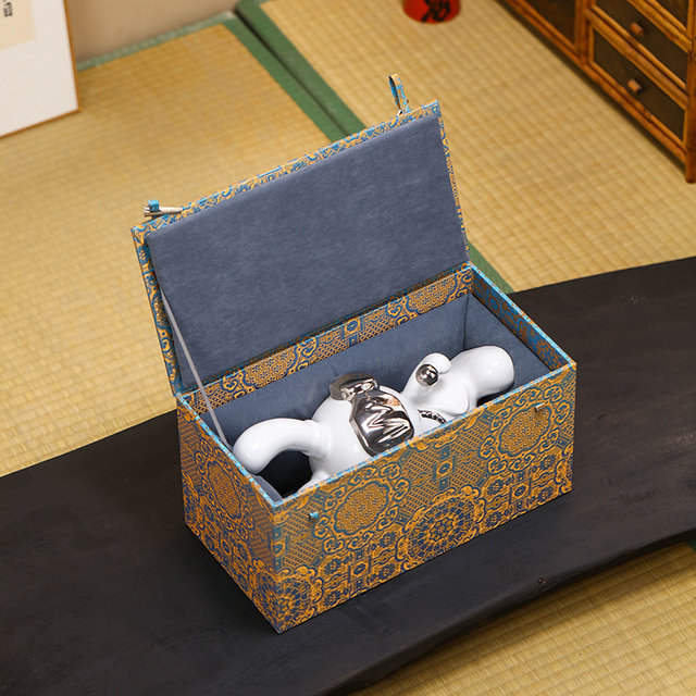 Multi-specification vase packaging box high quality brocade box