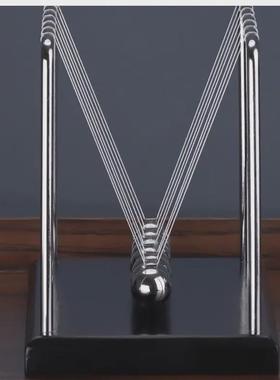 牛顿摆球单摆波实验碰碰球混沌摆锤碰撞球摇摆球平衡物理书籍桌摆