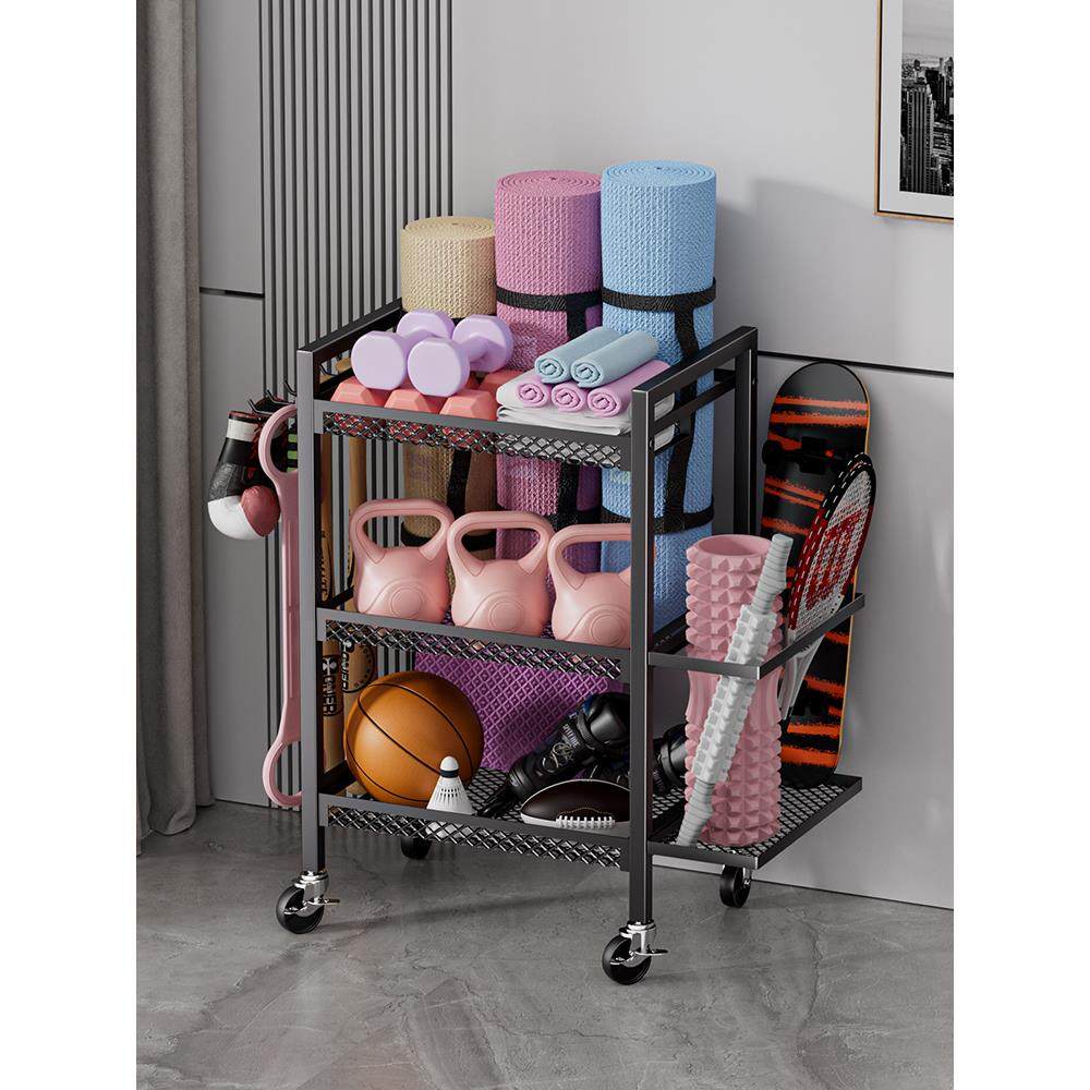 健身器材储物架家用可移动哑铃壶铃瑜伽储物篮体育用品工具储物篮,淘宝优惠券,粉丝福利购,淘宝优惠卷