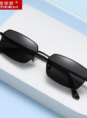 小方框太阳眼镜男士偏光太阳镜抗UV小框眼镜个性潮流时尚开 车专