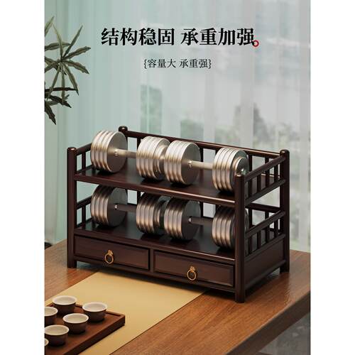 桌面博古架茶室茶具置物架桌上小型紫砂壶摆件展示架宋氏美学杯架 - 图3