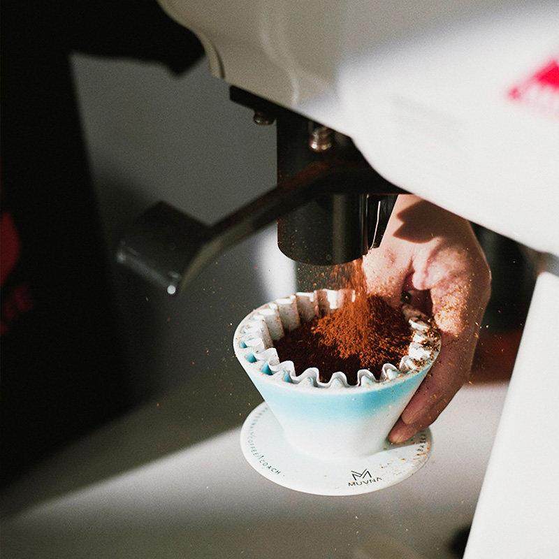 MUVNA慕威纳 陶瓷蛋糕滤杯手冲分享壶过滤杯家用煮咖啡过滤器漏斗,淘宝优惠券,粉丝福利购,淘宝优惠卷