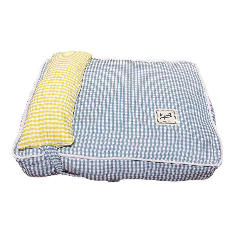 清仓宠物全可拆洗狗垫狗窝猫窝四季通用大垫子加厚大号棉麻带枕头,淘宝优惠券,粉丝福利购,淘宝优惠卷