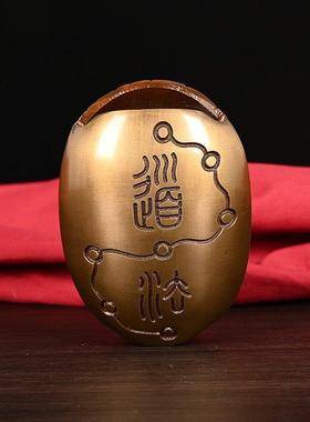 六摇卦铜乌龟壳创意铜钱用具龟甲六十四卦工具中式工艺礼品摆饰家