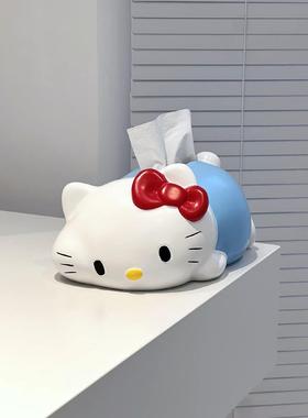 招财猫桌面摆件玄关客厅摆件房间装饰摆件纸巾抽纸盒乔迁新居礼物