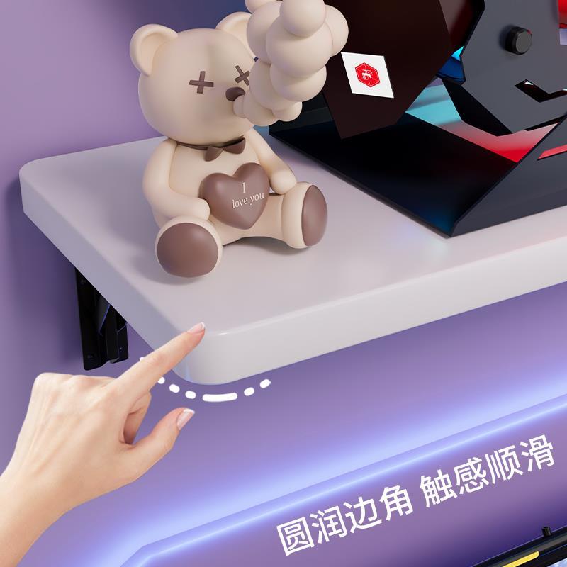 Computer host bracket hanging wall storage rack desktop case bracket foldable wall wall storage rack