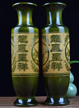金丝楠阴沉木将军木质文玩工艺品家居客厅花花器木雕摆件饰品