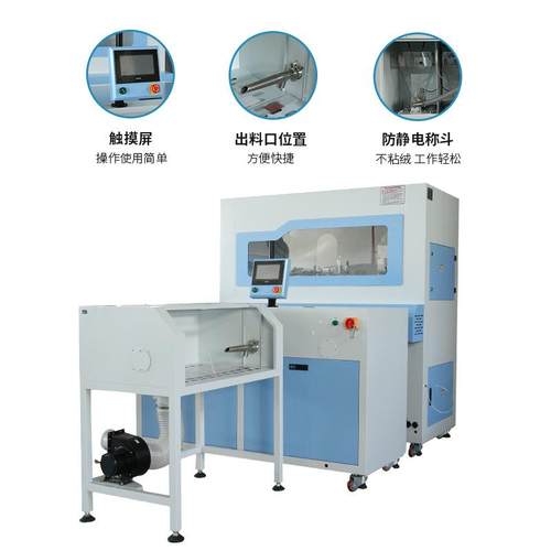 多功能全自动智能充绒绵一体机羽绒服充绒大克重机台支持测品 - 图1