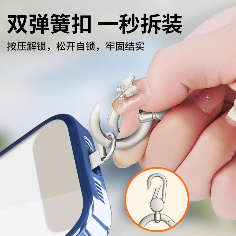 Ring metal buckle spring ring hook clip