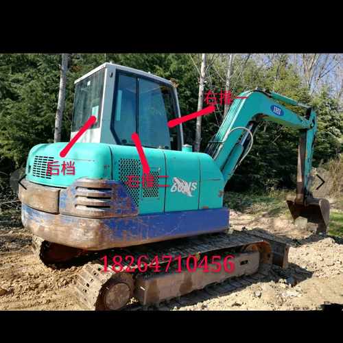 石川岛60NS/55NS/65NS 挖掘机玻璃/挡风前档上下门窗后档钢化玻璃 - 图1